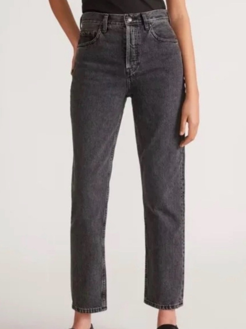 Everlane The High Rise Straight Jean 28 Ankle